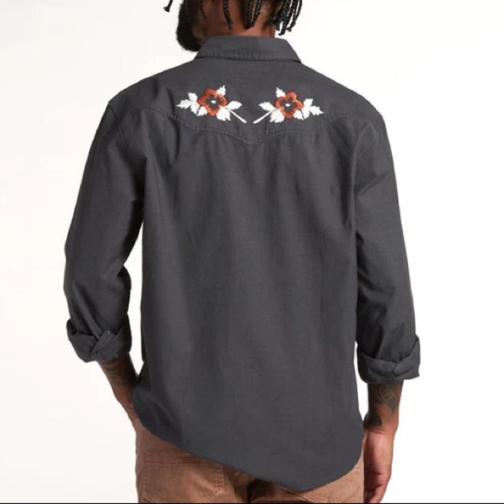 Desert Blossom Embroidered Shirt- Howler Brothers Austin TX